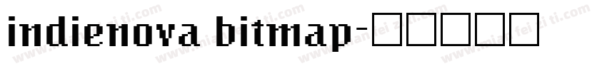 indienova bitmap字体转换